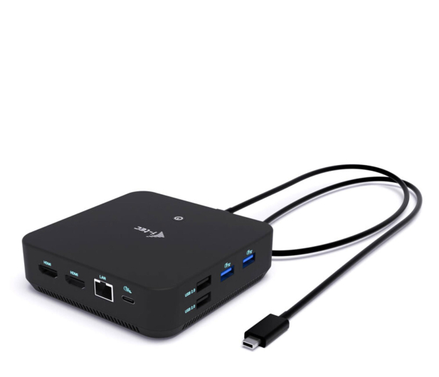 I-TEC USB-C DP Dual HDMI Dock Power Delivery 100W + Charger 100W C31TRIVIDPRO100W - 1349208 - zdjęcie